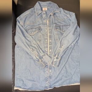 Levi's Women's Blue Denim Shirt